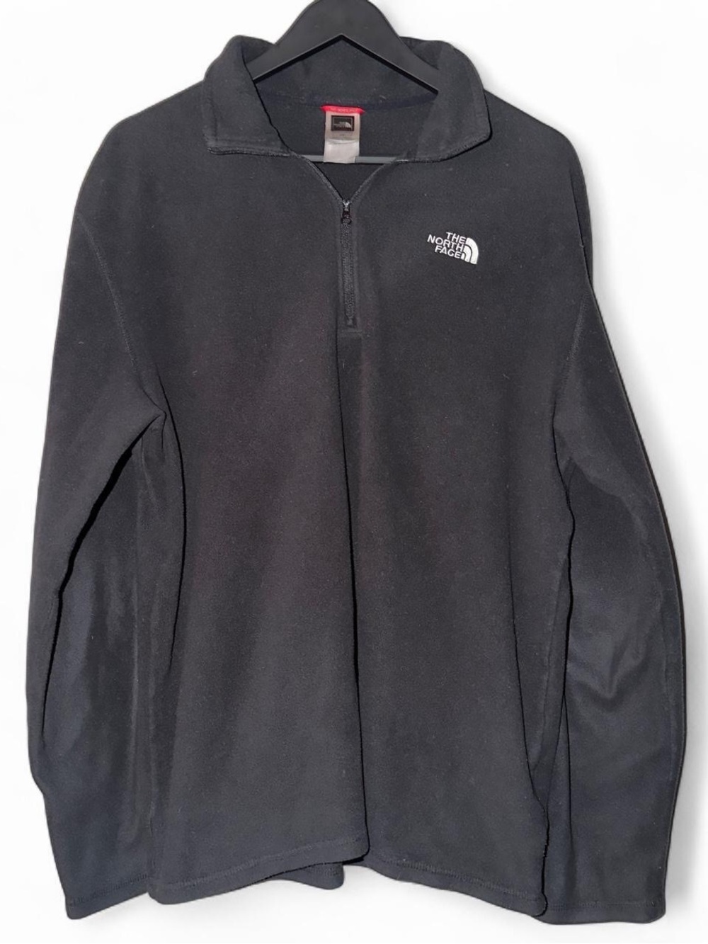 The North Face black fleece jacket large
